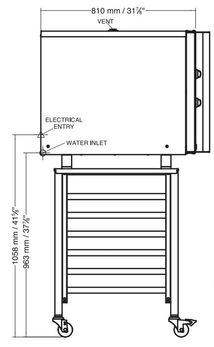 Moffat E32D5 Turbofan Full Size Sheet Pan Digital Electric Convection Oven