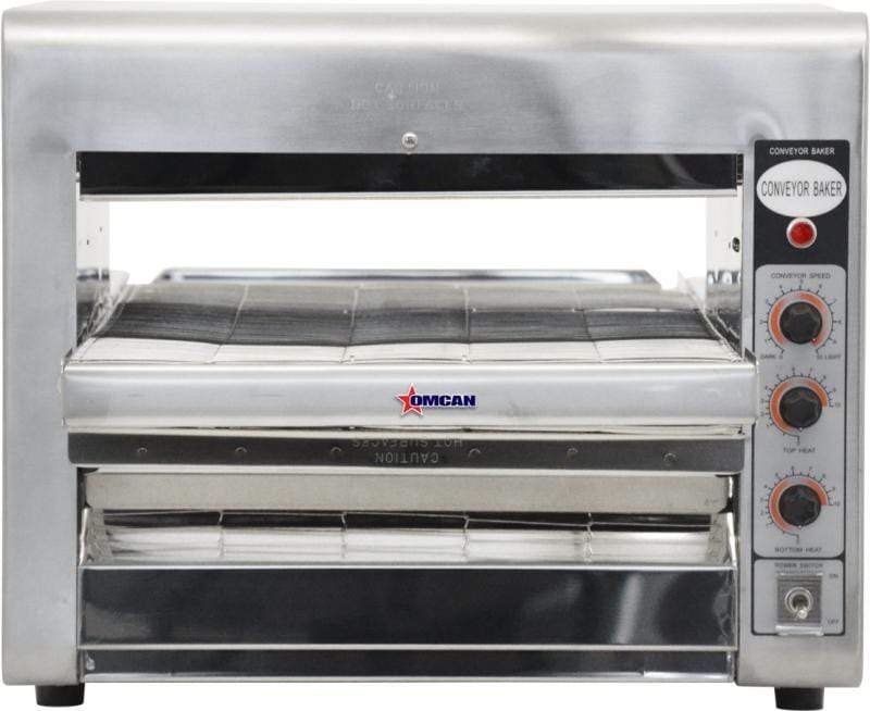 Omcan CE-TW-0356 conveyor oven with 14-inch conveyor belt