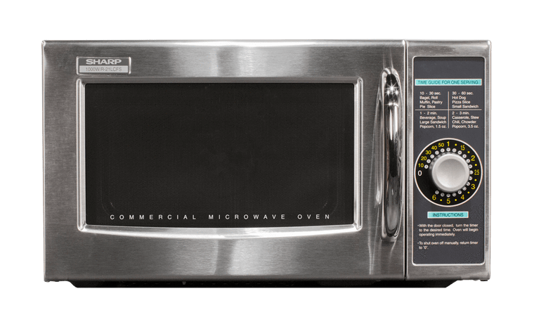 Sharp R-21LCFS Medium Duty Commercial Microwave with 1000 watts