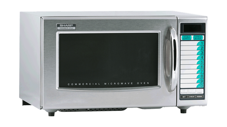 Sharp R-21LTF Medium Duty Commercial Microwave with 1000 Watts