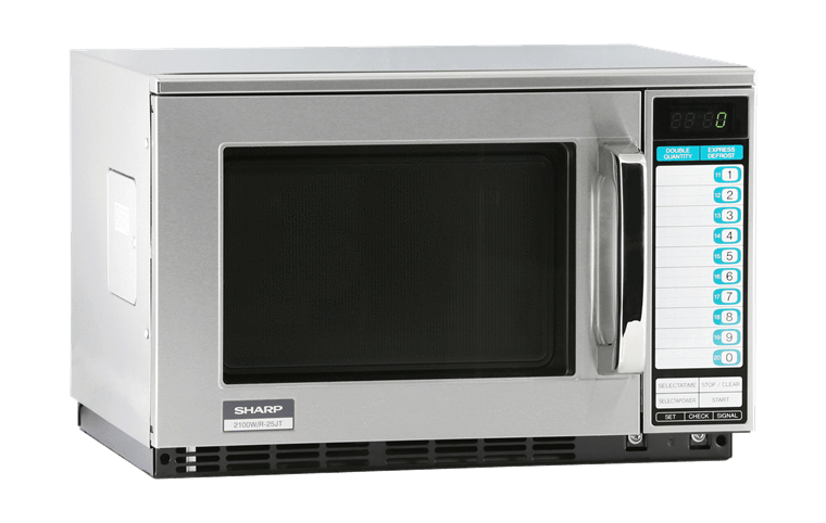 Sharp R-25JTF Heavy Duty Commercial Microwave Oven with 2100 Watts